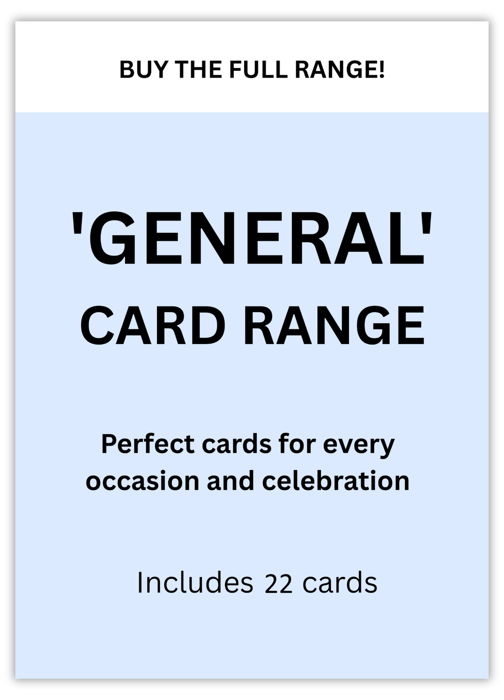 Full "general" card range