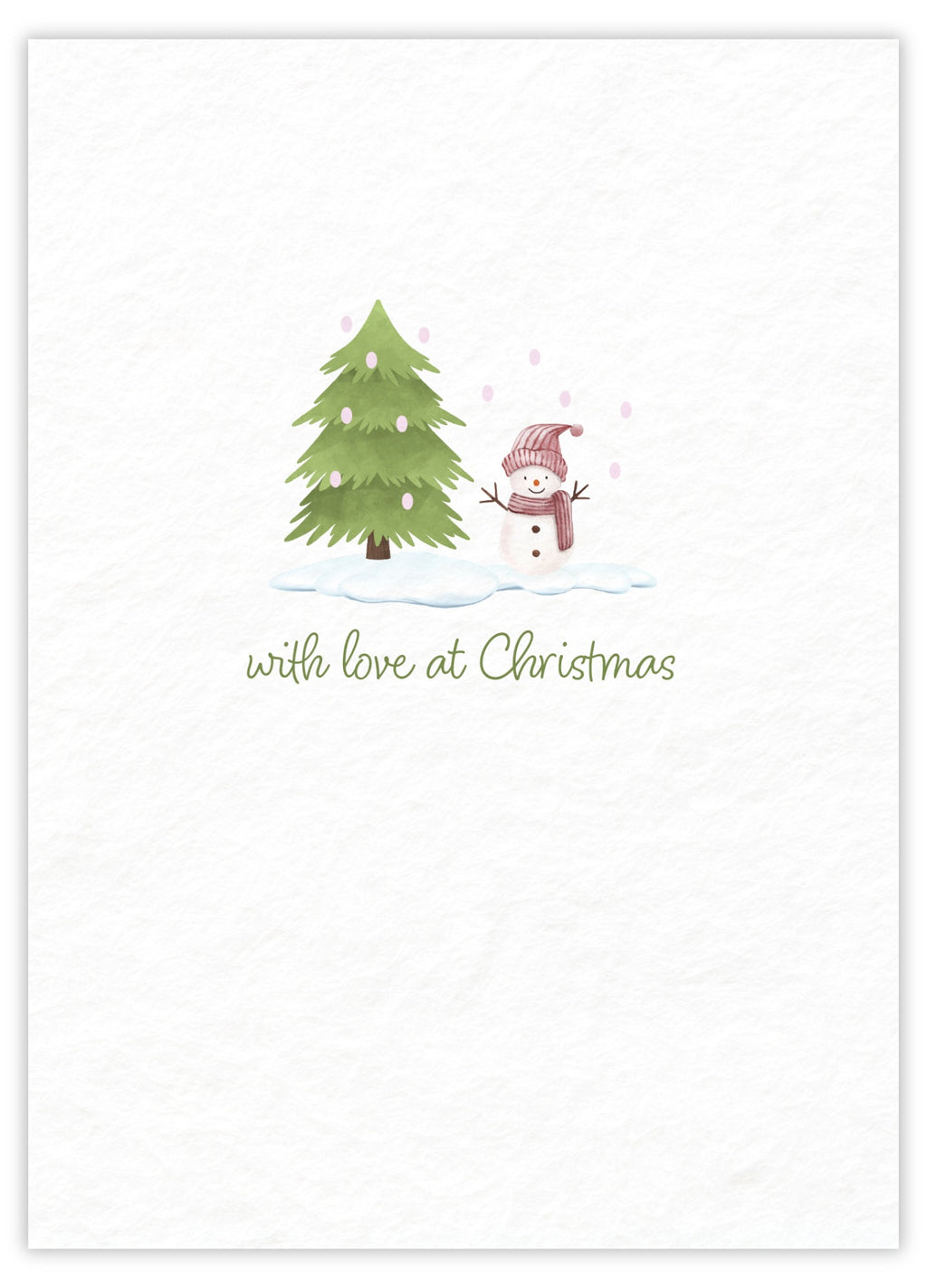 With love at Christmas (Snowman)