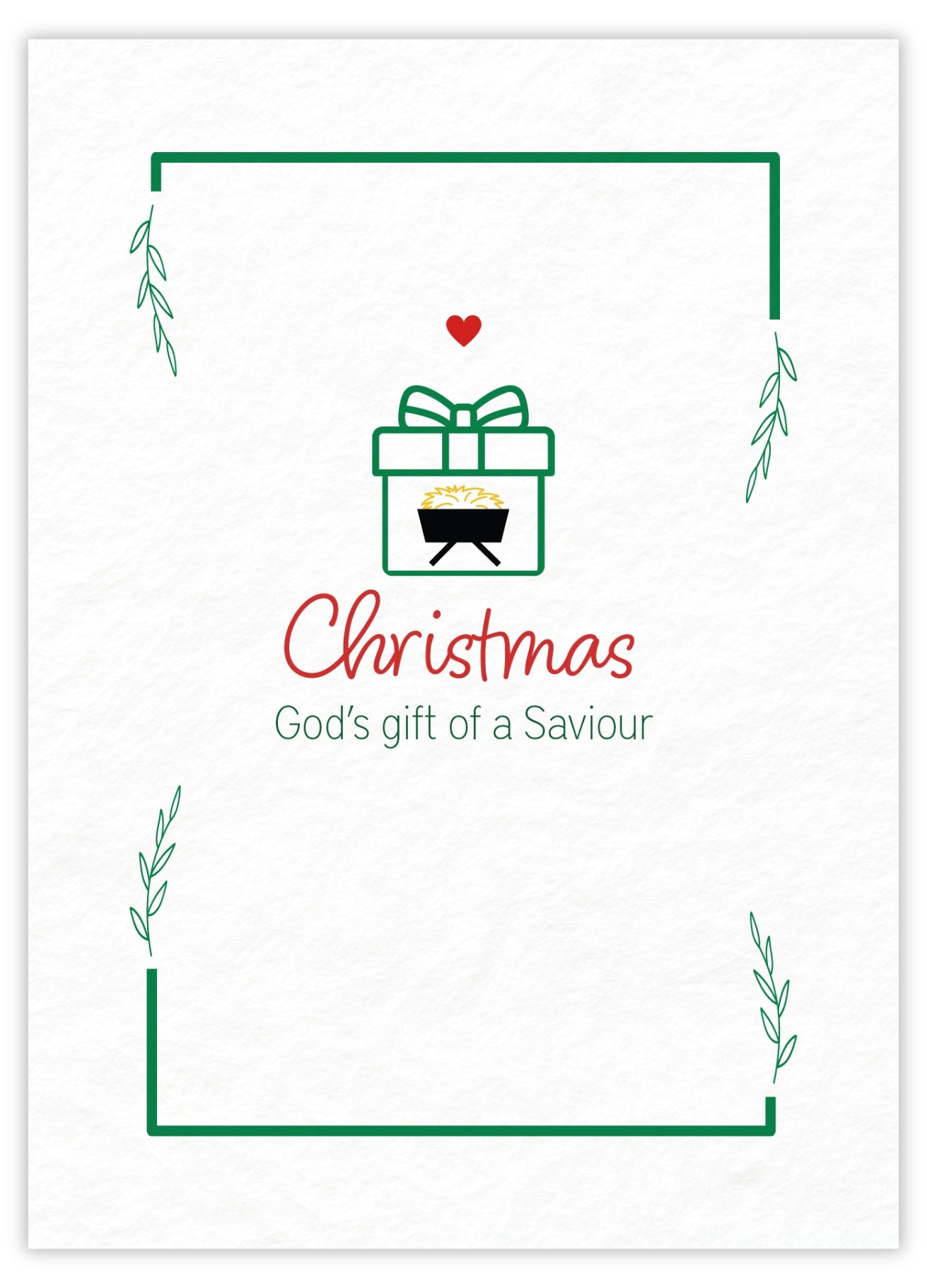 God's gift of a Saviour