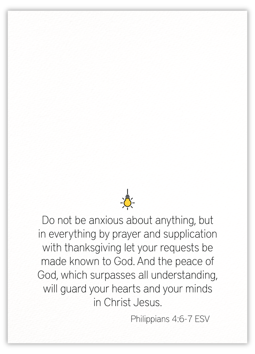 Do not be anxious, God goes before you