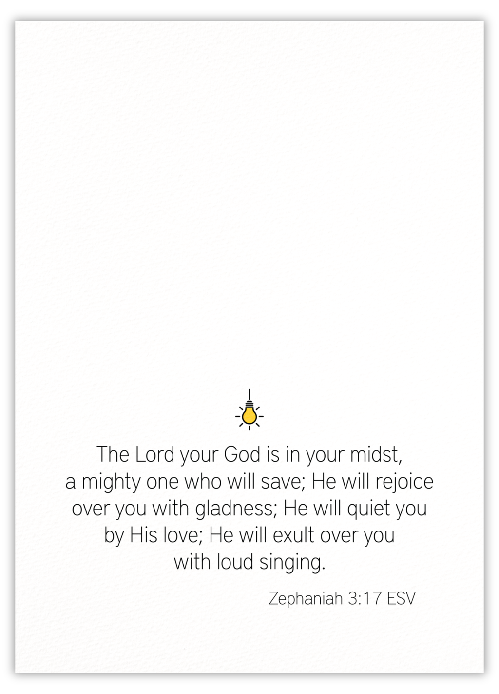 Do not feel alone, God is with you