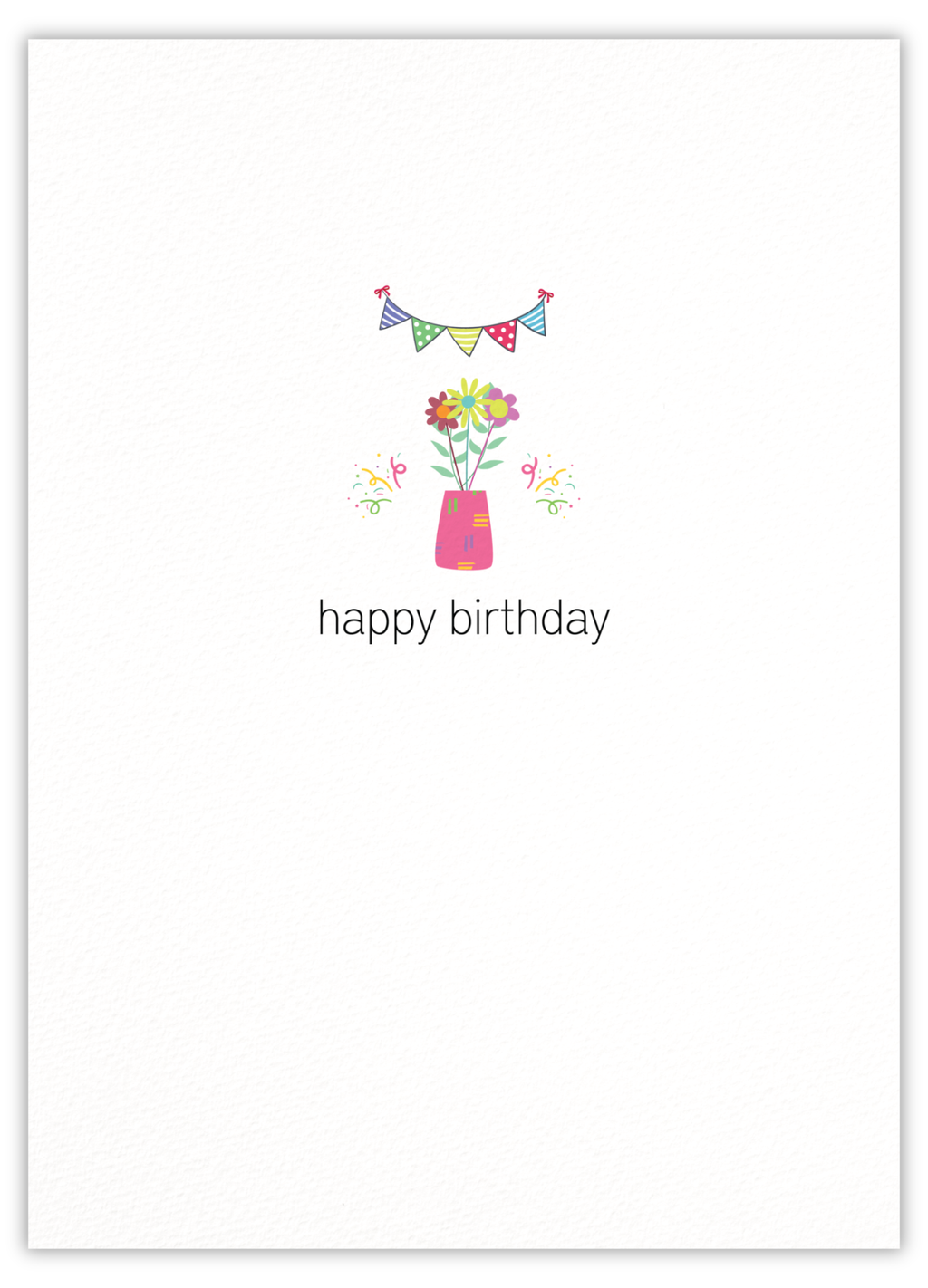 Happy birthday (flower)