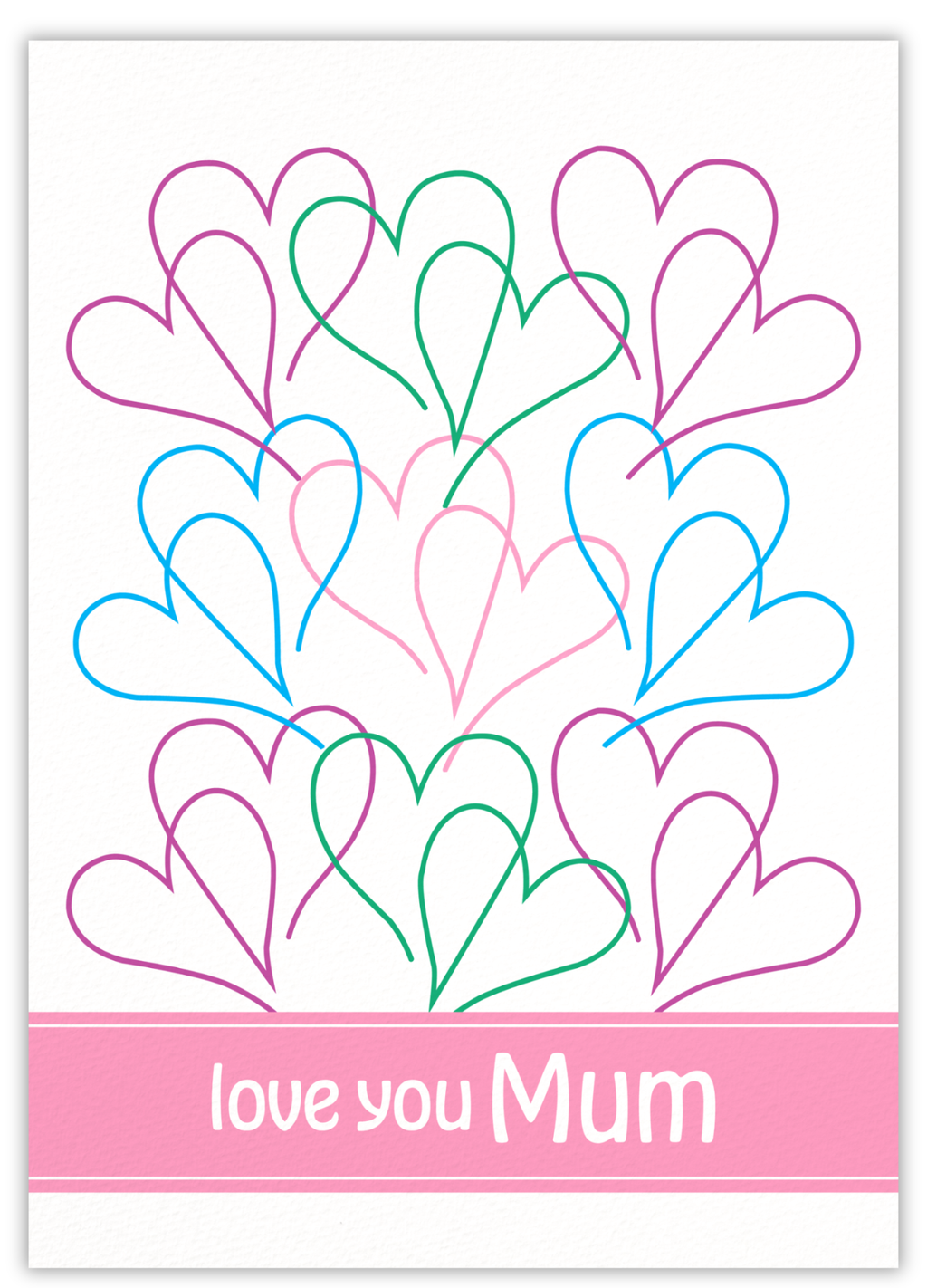 Love you mum (hearts)