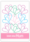 Love you mum (hearts)