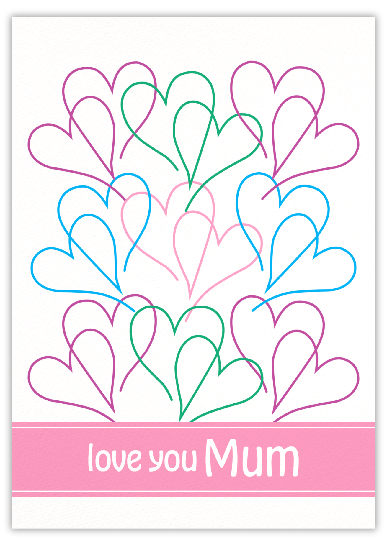 Love you mum (hearts)