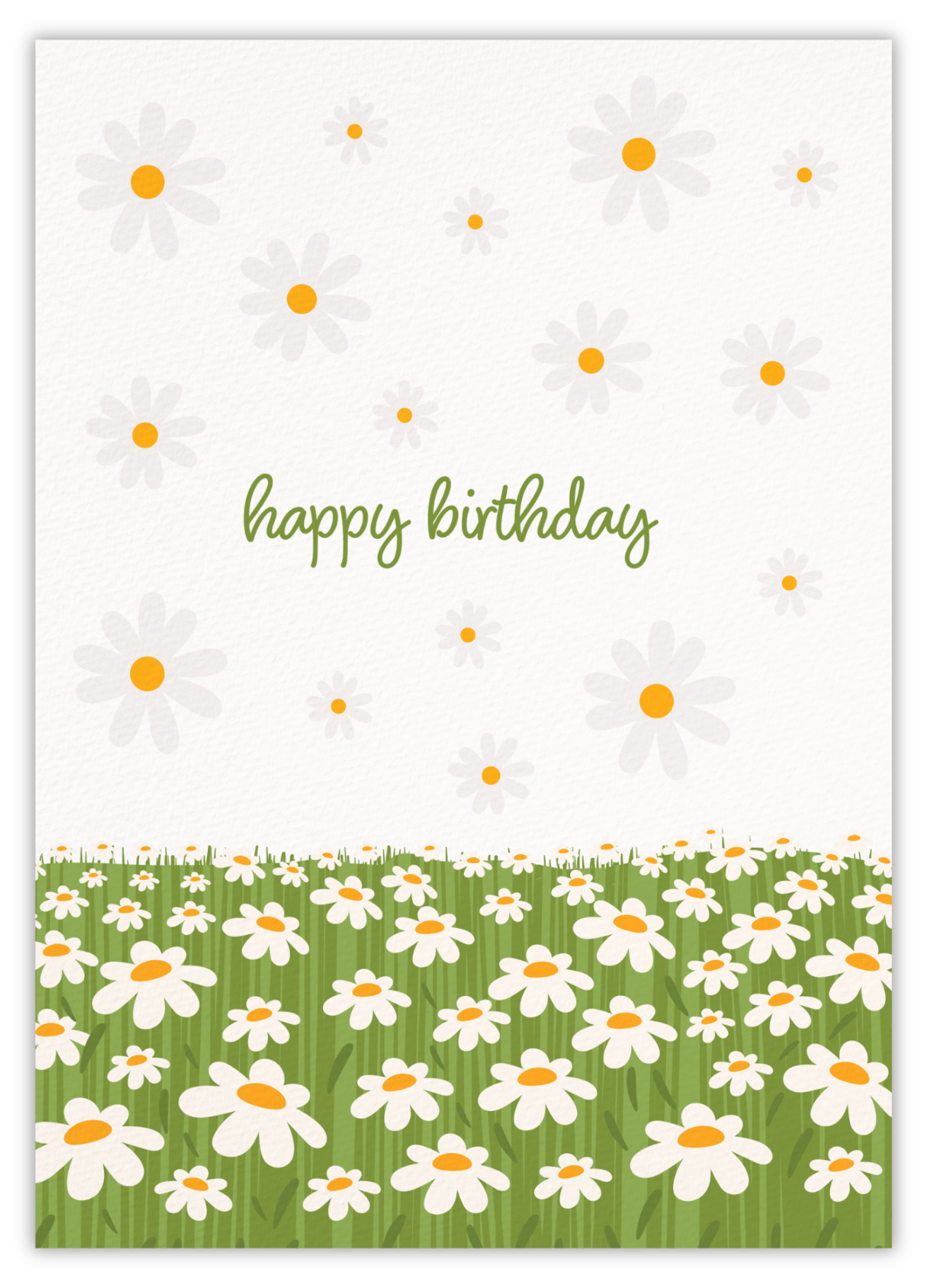 Happy birthday (daisy)