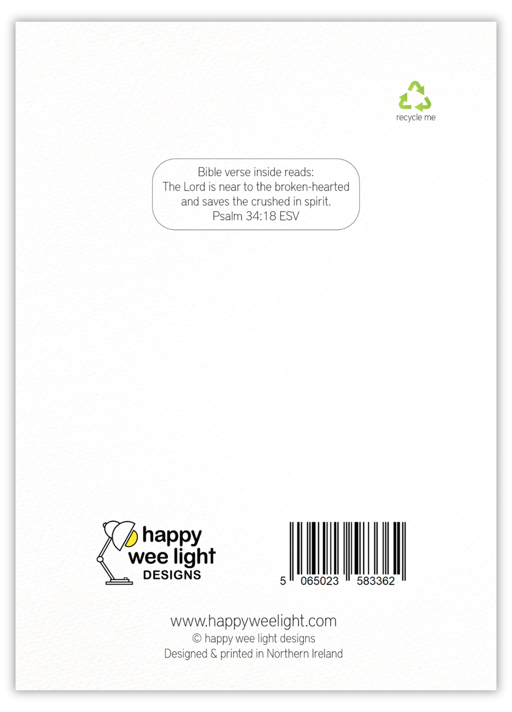 Heartfelt sympathy (green flowers)