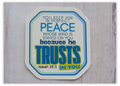 Because he trusts in you sticker