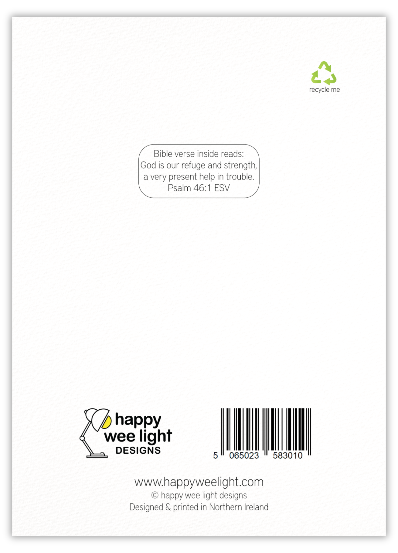 In the storms a wee prayer brings light