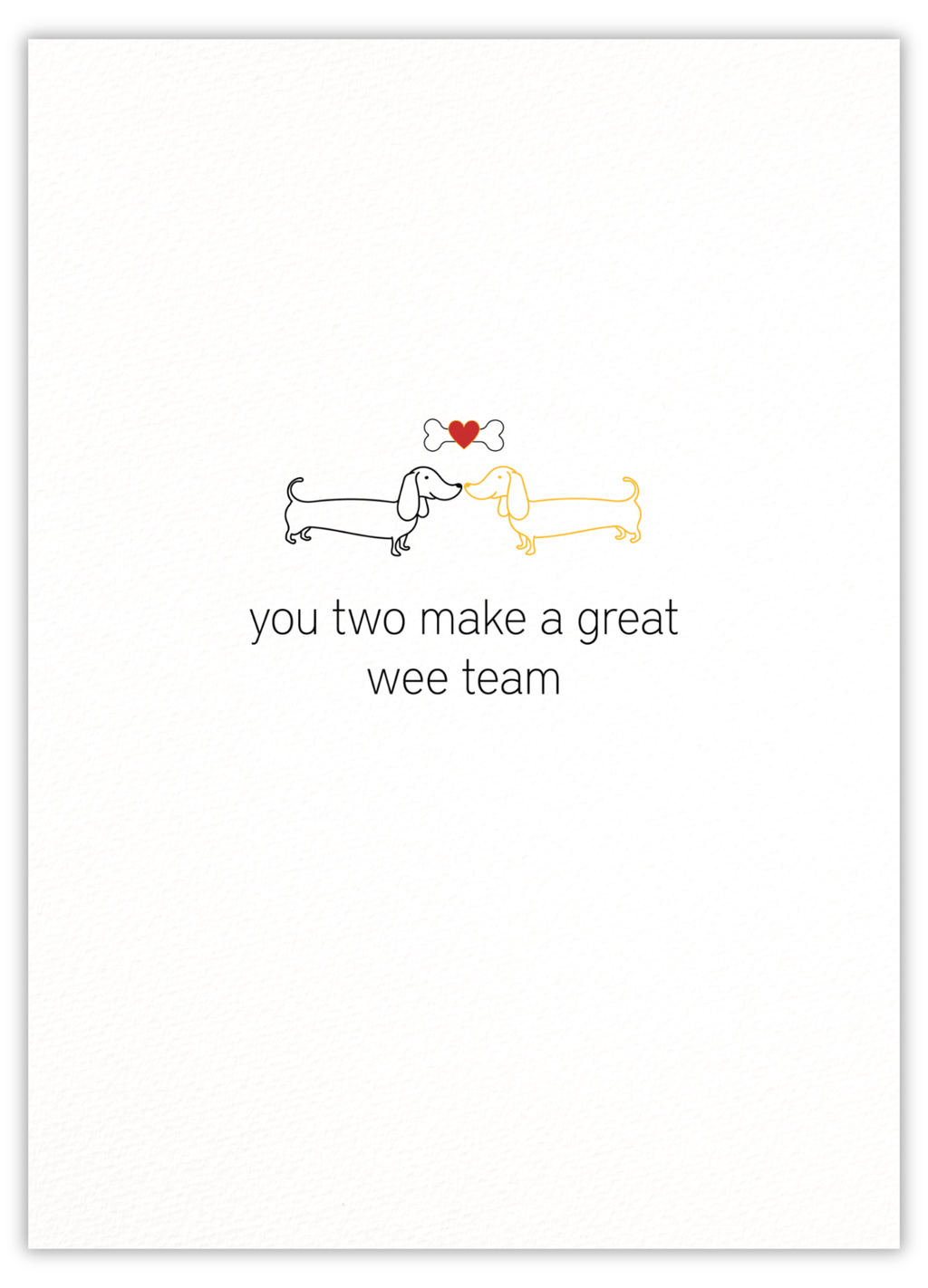 You two make a great wee team