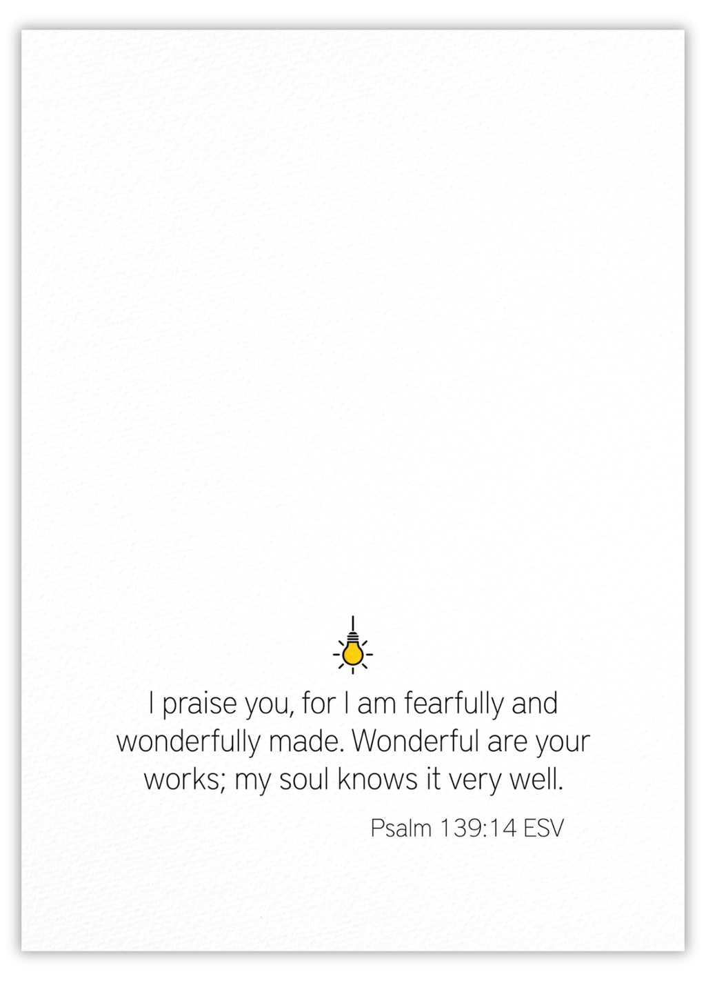 A wee card to remind you how great you are