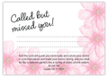 Called but missed you - Flowers (x10)