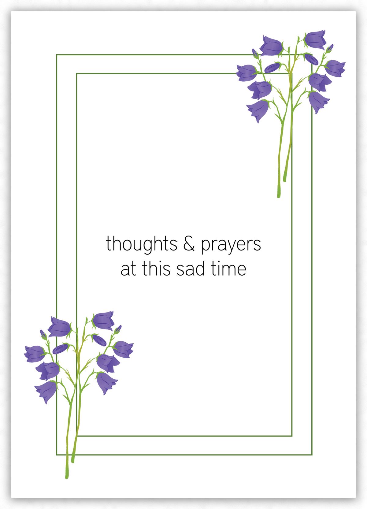 Thoughts & Prayers (bluebells)