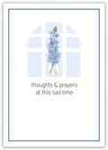 Thoughts & Prayers (window vase)