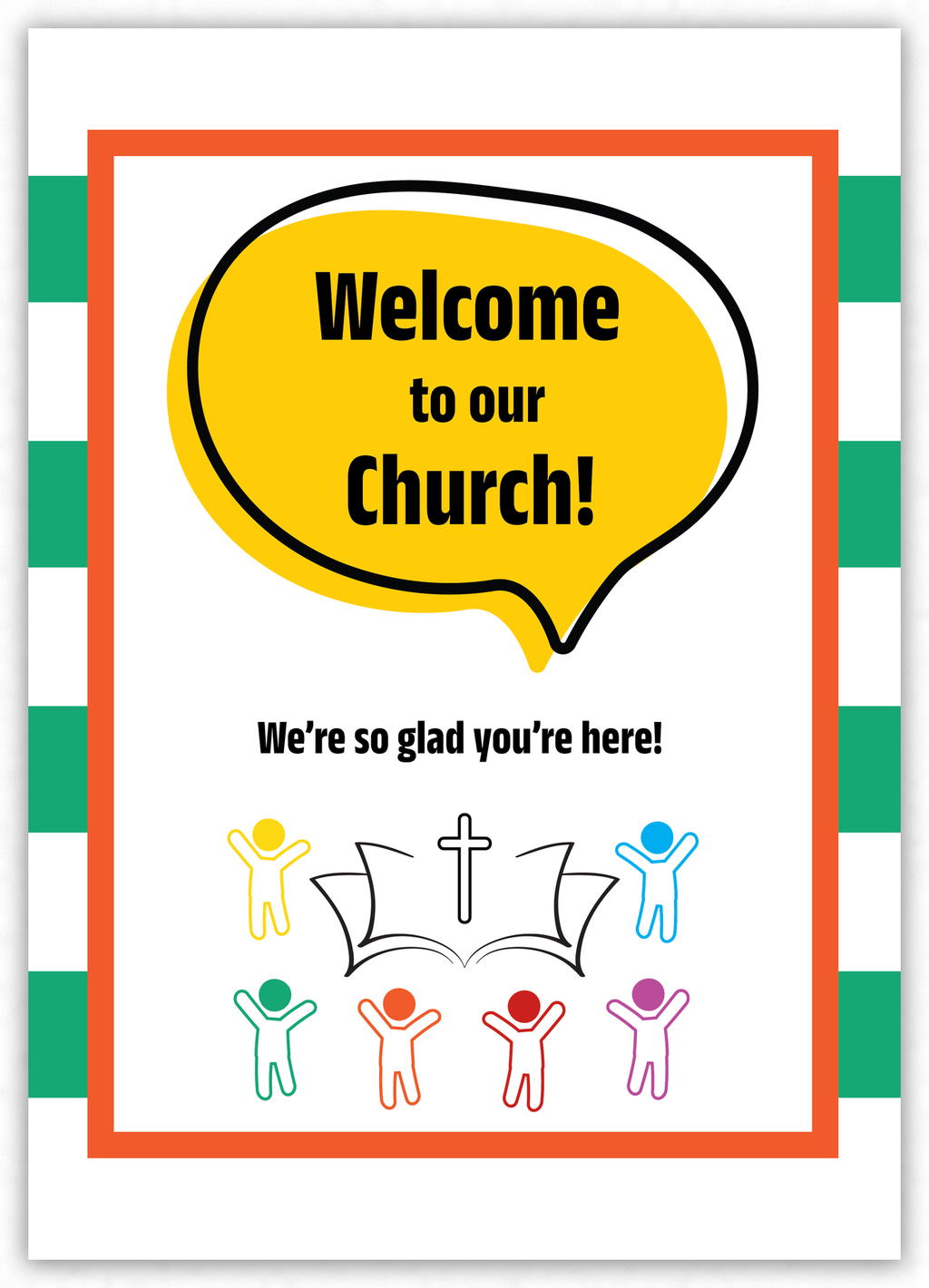 Welcome to our Church (green)