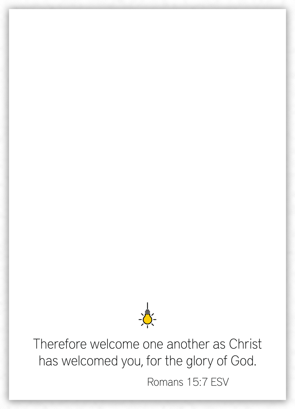 Welcome to our Church (green)