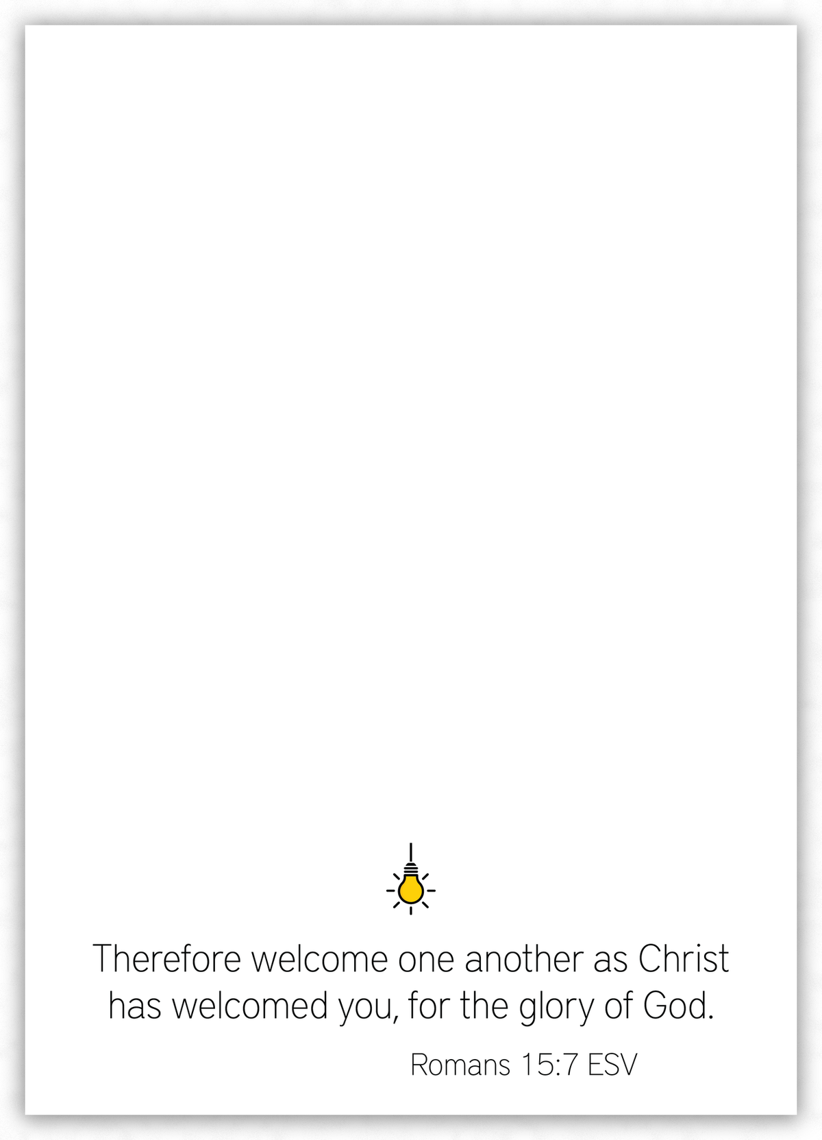 Welcome to our Church (green)